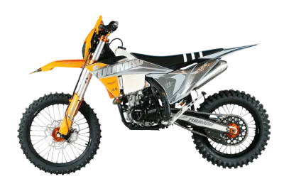 Мотоцикл кроссовый / эндуро Zuumav (Зуумав) K9 YBS-300 серый/оранжевый