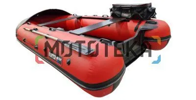 Лодка ПВХ Hunter (Хантер) 370 Travel красный/чёрный