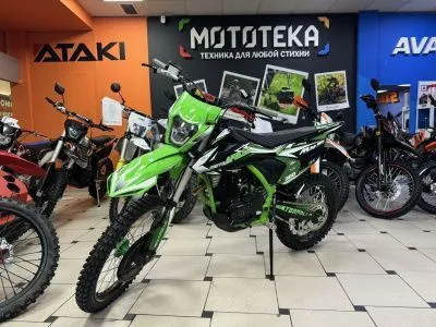 Мотоцикл кроссовый / эндуро Moto Apollo (Мото Аполло) M4 300 EFI (175FMN PR5) зеленый
