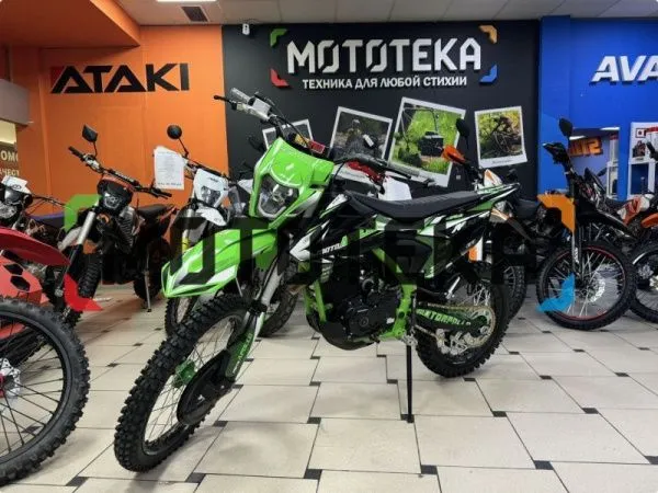 Мотоцикл кроссовый / эндуро Moto Apollo (Мото Аполло) M4 300 EFI (175FMN PR5) зеленый | Мототека
