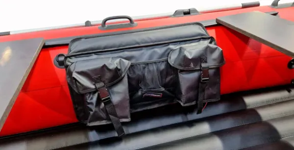 Лодка ПВХ Hunter (Хантер) 370 Travel красный/чёрный | Мототека