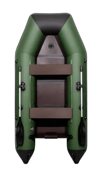 Лодка ПВХ Аква 2900 СКК зелёный/чёрный | Мототека