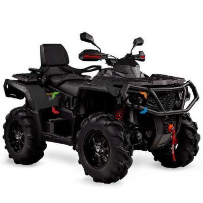 Квадроцикл AODES (Аодес) Pathcross ATV800L PRO EPS двухместный черный с ПСМ