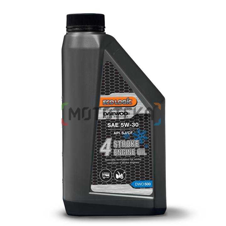 Масло моторное Daewoo (Дэу) для 4-х тактных двигателей DWO 500