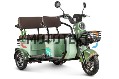 Пассажирский электротрицикл Rutrike (Рутрайк) Gelbert Kang 48V/60V 800Вт