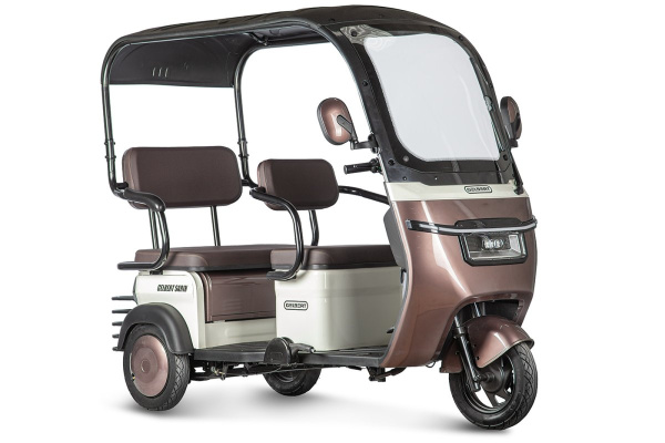 Пассажирский электротрицикл Rutrike (Рутрайк) Gelbert Sarin 48V/60V 1000Вт | Мототека