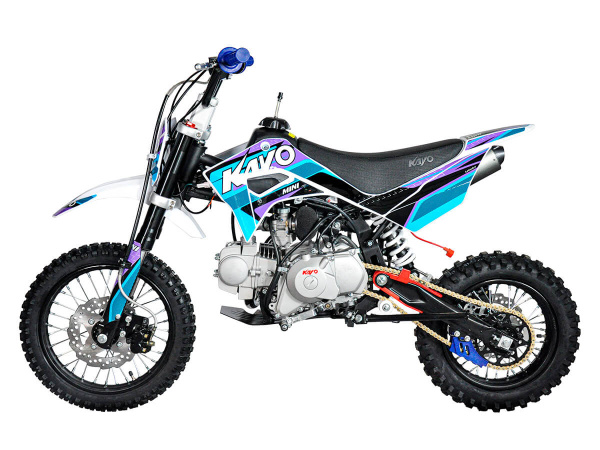 Питбайк KAYO (Кайо) MINI К125EM 14/12 (механ. сцепл.. эл. стартер 2024г.) | Мототека