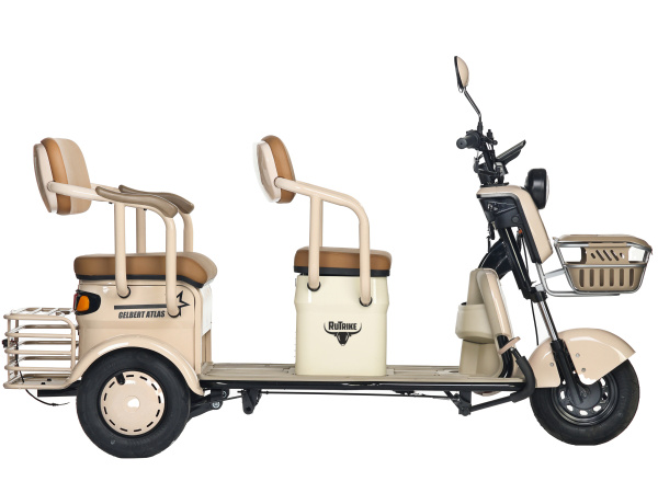 Пассажирский электротрицикл Rutrike (Рутрайк) Gelbert Atlas 48V/60V 600Вт | Мототека