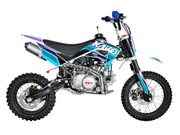 Питбайк KAYO (Кайо) MINI К125EM 14/12 (механ. сцепл.. эл. стартер 2024г.) | Мототека